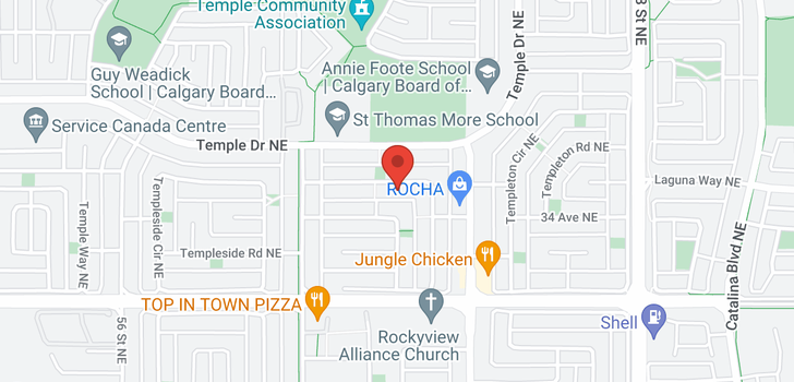 map of 347 TEMPLEVIEW Drive NE